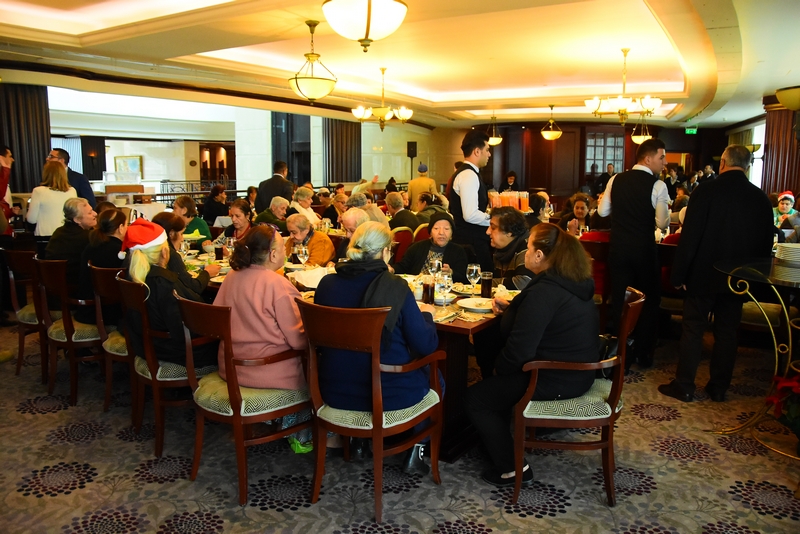 Hilton Beirut Metropolitan Palace's Christmas lunch for the elderly people